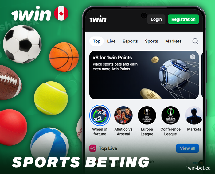 About sports betting in the 1win app