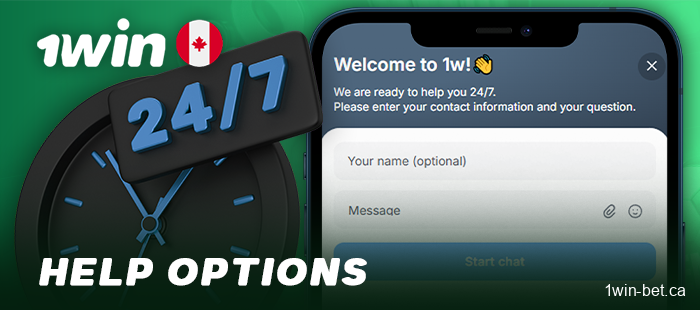 Ways to contact 1win support in the app