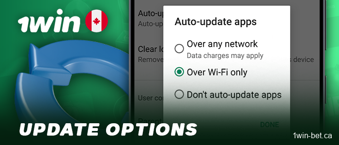 How to update the 1win app on mobile devices