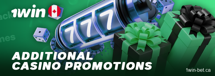 Casino bonuses for playing at 1win Canada
