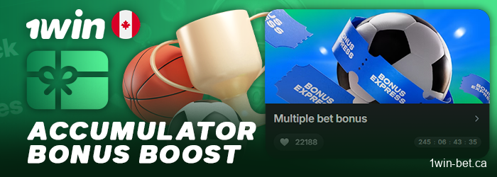 Sports Betting Bonus at 1Win Canada – Get Up to 15%