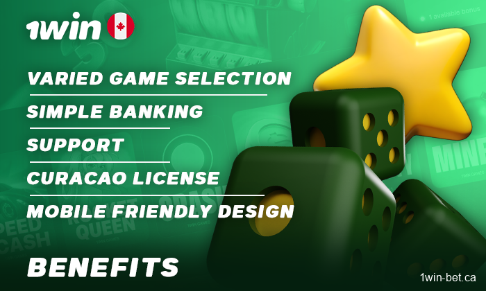 The benefits of 1win online casino in Canada