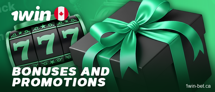 Bonuses for Canadian gamblers at 1Win
