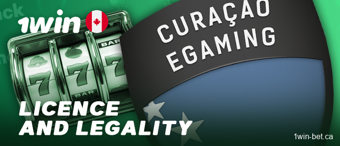 Is it legal to play at 1Win Casino in Canada - Curaçao eGaming license