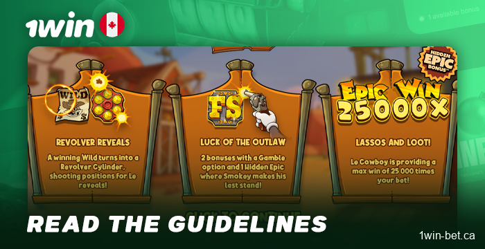 Learn the game rules on 1win