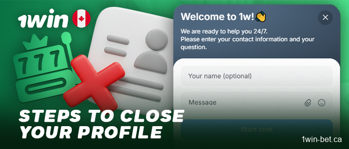 How to delete your account at 1Win Online Casino