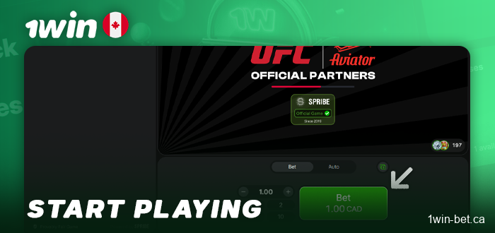 Start playing 1win Aviator for real money