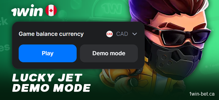 How the Lucky Jet demo mode works at 1win Casino
