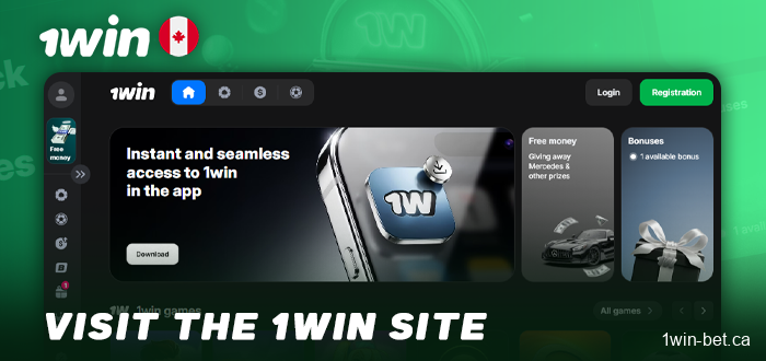 Visit the 1win Lucky Jet website