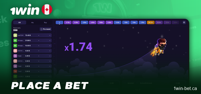 Start playing 1win Lucky Jet for real money