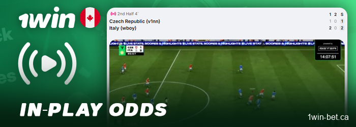 Live Sports Betting at 1win Canada