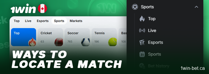 How to Choose a Match to Bet On at 1win Canada